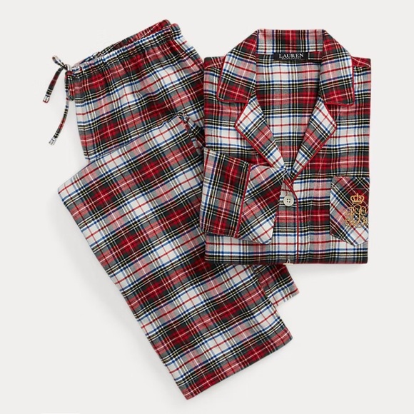 Lauren Ralph Lauren NWOT 100% cotton flannel Pajamas - Picture 5 of 11